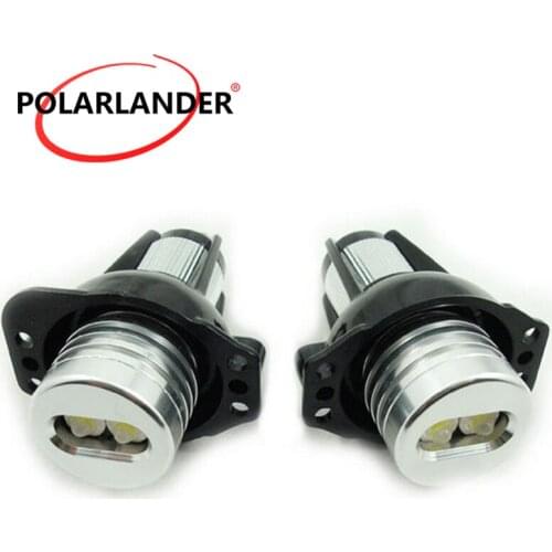 High Power 2X 6W WHITE Color FOR BMW E90 E91 Angel Eyes LED MARKER car lamp for BMW