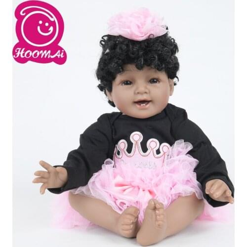 22"55CM Elegant Bebe Reborn Baby Doll Cloth Body Lifelike Newborn Realistic Fashion Baby Doll Toy For Childrens Day Kid Gifts