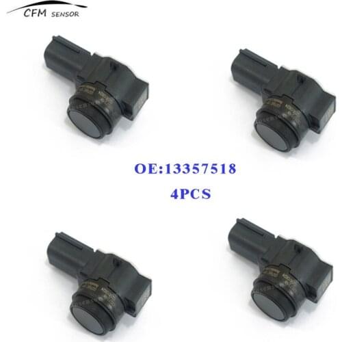 4pcs New 13357518 PDC Parking Sensor Bumper Object Aid Backup For GM