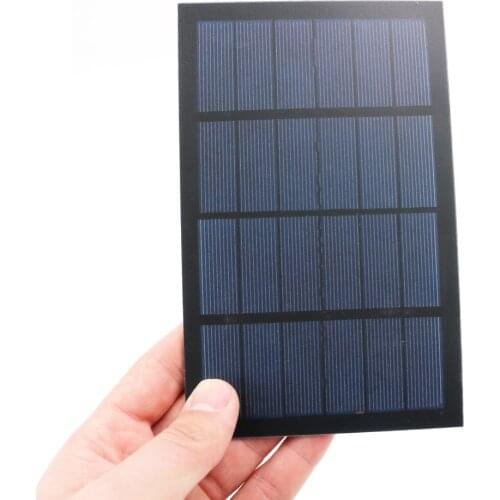 6V 2.5W 4.2W 7W Solar Cell Output USB Outdoor 18650 Battery Charger USB Female Port 6V Charge Regulators Solar Panel