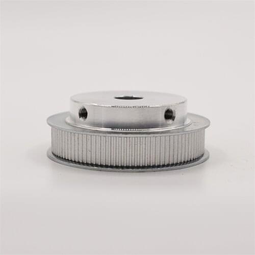 60 Teeth Timing Pulley Aluminum Alloy BF Type 2GT 60T, 5/6/6.35/7/8/10/12/14/15mm Inner Bore, 7/11mm Width, 2mm Pitch