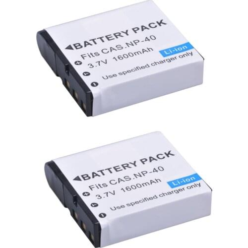 1600mAh NP-40 NP40 Battery for Casio EX-Z30 Z40 Z50 Z55 Z57 Z400 Z750 Z850 FC100 FC150 FC160S P505 P600 P700 Z300 Z600 PM200