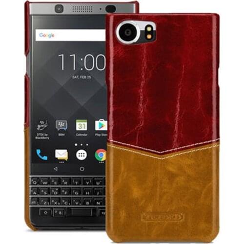 For Blackberry KEYone Case Ultra-thin Back Phone Shell Luxury Genuine Cow Leather Bag for Black Berry PRESS DTEK70 4.5" Cases