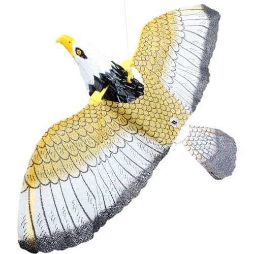 2020 New Electronic Flying Eagle Sling Hovering Bird Model with LED Sound Kids Toy Gift Electric 360 degree flying eagle