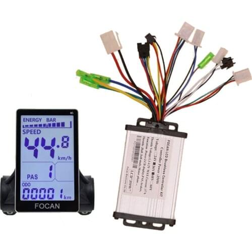 FENG CHANG E-bike Electric Mountain Bike Bicycle BLDC Brushless controller 36V 48V 17A 350W Big Screen M5 LCD Display Instrument