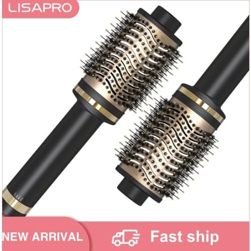 LISAPRO New Vision One Step Hot Air Brush Multifunctional Styler And Hair Dryer Household And Travel Tools Hair Curler