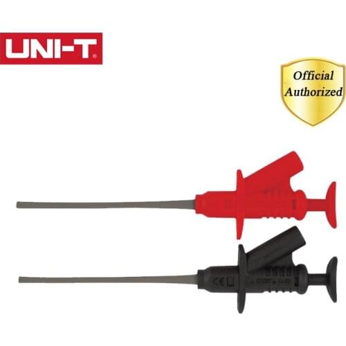 UNI-T UT-C07 Multifunctional Electric Test Clip Banana Type Interface Electrical Accessories for Currrent Voltage Test Red+Black