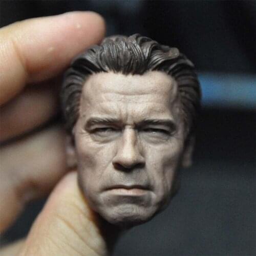 1/6 Scale Old Aged Arnold Schwarzenegger Head Model for 12''Figures Body DIY