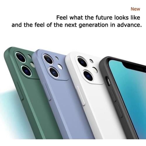 For iPhone12 11 Xs pro max X XR 8 7 6 6S plus all-round Anti-Knock protection mobile Frosted liquid soft Back Cover phone case