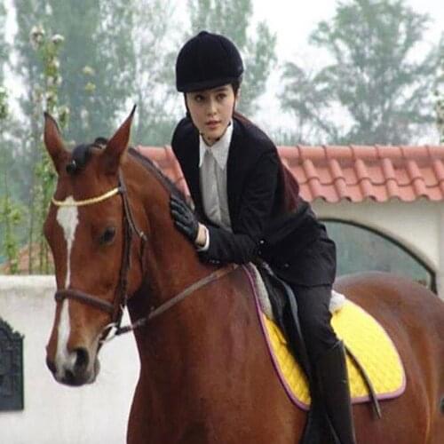 2021 New Adjustable Free Size Equestrian Horse Riding Helmet Equestrian Helmets Riding Equipment Black High Quality