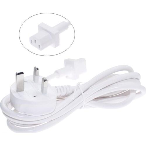 New AC Power Adapter UK/US Plug to IEC C13 PDU UPS Extension Cord 1.8M 6ft Cable For Mac for MacBook Pro Laptop Adapter Charger