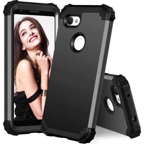 Pixel 3A Cases,Heavy Duty Hybrid Sturdy Armor Defender High Impact Shockproof Protective Case For Google Pixel 3A XL Cover