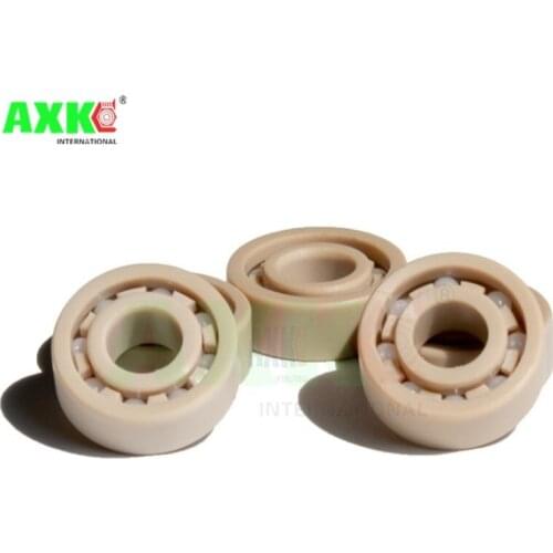 PEEK high temperature resistant plastic bearings 6000 6001 6002 6003 6004 6005 6006 6007 corrosion resistance