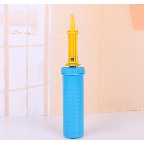 Sales new two way pump balloon accessories inflator pump stuffed club wedding party balloons