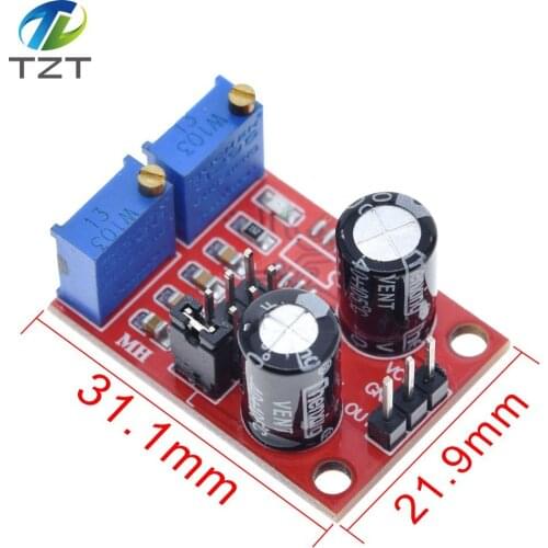 NE555 pulse frequency duty cycle adjustable module,square/rectangular wave signal generator,stepping motor driver