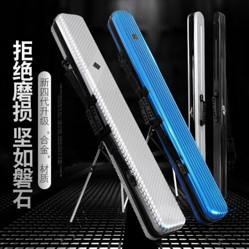 Fishing rod bag hard shell 1.25m fishing rod bag ultra light fishing gear bag portable large capacity waterproof fishing bag