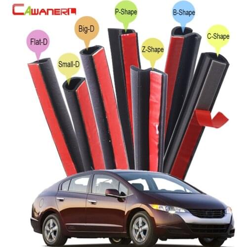 Cawanerl Full Car Hood Door Trunk Sealing Seal Strip Kit Weatherstrip Anti Noise For Honda FCX FR-V HR-V Legend Airwave Insight