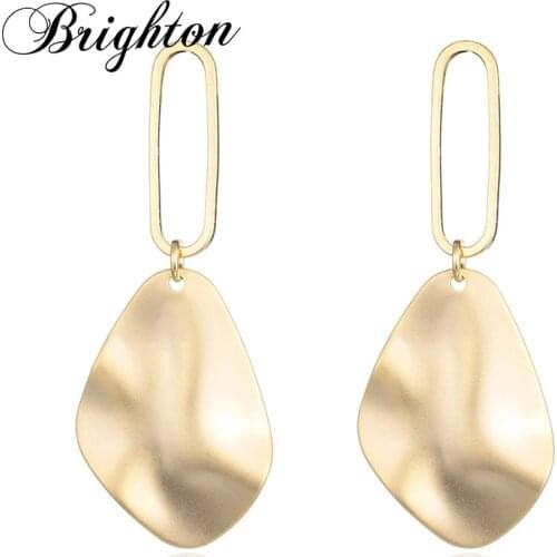 Punk Style Geometric Statement Earrings For Women Fashion Jewelry New Long Drop Dangle Earrings Female pendientes mujer