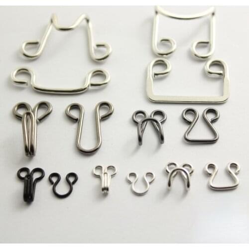 100 sets Brass Buckle Underwear Button Bra Button Invisible Button Metal Concealed Button
