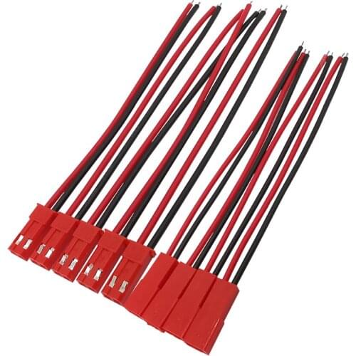 2/5/10Pairs JST 2 Pin LED Connector Male Female Plug Jack JST 2Pin Wire Cable Connector 10CM 20CM