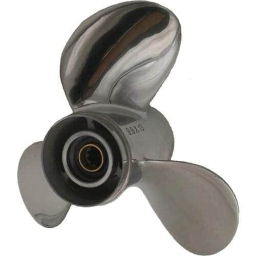 9.9x12 for Tohatsu 25-30hp Outboard steel Propeller boat accessories marine propellers 10 teeth