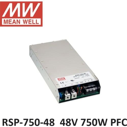 Meanwell RSP-750-48 PFC laboratory power supply 48V 15.7A 750W Switching Power Supply Driver for LED Strip AC 90-264V to DC 48V