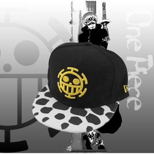 Cosplay Trafalgar Law One Piece Baseball Caps Sunhat Anime Hats Gift Sun Hat. Hip-Hop Hats cosplay Unisex Cotton baseball caps