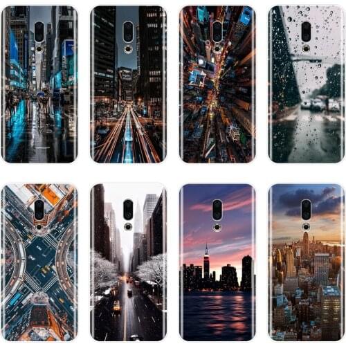 Case For Meizu Pro 6 7 Plus U10 U20 Soft Silicone City Street Cool Men Back Cover For Meizu 16th 16x 15 Lite 16 Plus Phone Case