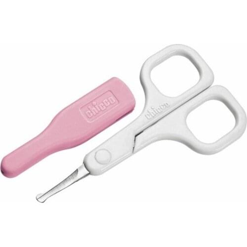 CHICCO TIJERAS SEGURIDAD UÑAS RECIEN NACIDO ROSA