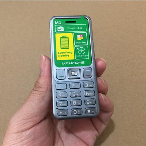 M1 Push Button Mini Mobile Phone 1.4 Inch Dual Sim Basic Keyboard Flashlight MP3 Camera FM BigHorn Small Cheap CellPhone
