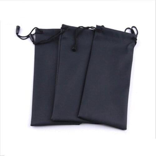 1pcsSoft Cloth Waterproof Sunglasses Bag Microfiber Dust Storage Pouch Glasses Carry Bag Portable Eyewear Case Container