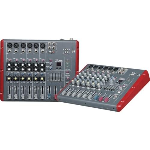 Mixing console recorder 48 V phantom power monitor AUX effect path 4-12 channel audio mixer USB 99 DSP effects PMXi