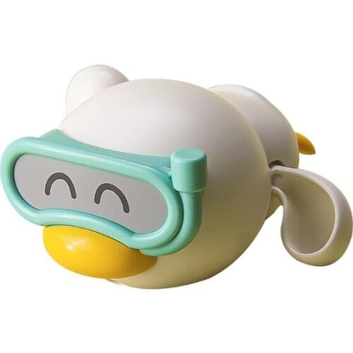 Diving Pirate Clockwork Cute Duck, Wind up Swimming Bath Duck Toys for Afraid Swimming Toddlers or Babies 69HE