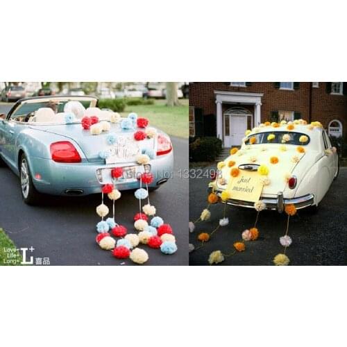 Whosale Tissue Paper Pom Poms Flowers- Largest 20" (50CM) Pom Poms Ball-All Colors For Pick - For Home Wedding car decoration