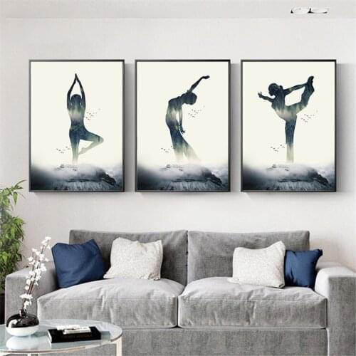 Posters And Prints Wall Art Ballet Girl Dancing Canvas Painting Europe Drawing Women Figure Printed Modular Pictures Home Decor