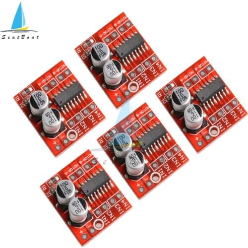 5PCS MX1508 DC Motor Drive Module Board Reversing PWM Speed Dual H Bridge Stepper Motor Mini Victory L298N 1.5A 2-way 2V-10V