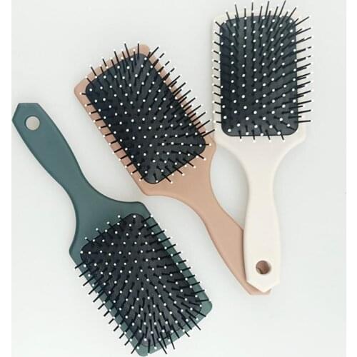 Hair Massage Comb Air Bag Straight Abs Square Hair Brush Head Anti-static Smooth Comb For Salon Hairdressing Styling Tools