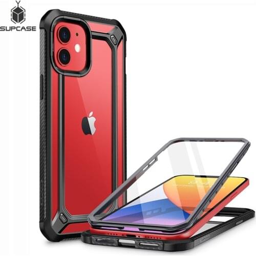 SUPCASE For iPhone 12 Case/For iPhone 12 Pro Case 6.1"(2020) UB EXO Pro Hybrid Clear Bumper Cover WITH Built-in Screen Protector