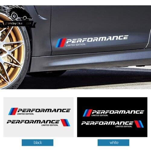 M Performance Limited Edition Side Door Reflective Sticker For BMW 1 2 3 4 5 6 7 series X1 X3 X4 X5 X6 F10 F30 Auto Door Sticker