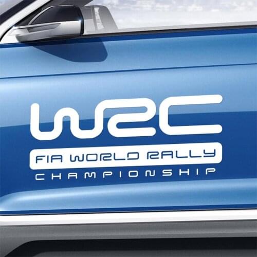 1 Pair WRC Racing development Whole Body Car Sticker Car-Styling For Ford VW Citroen PEUGEOT MITSUBISHI TOYOTA Car styling