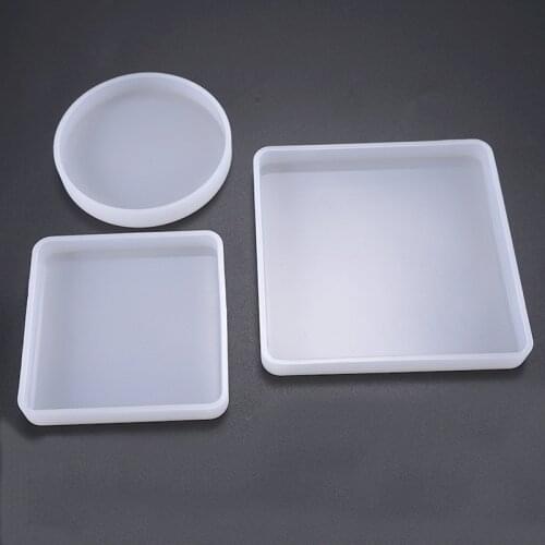 1 PCS New Arrived Square Round Silicone Mold DIY Jewelry Making Tool Moulds UV Epoxy Resin Decorative Craft YM035