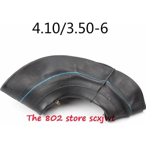 2 Pcs 4.10/3.50-6 4.10-6 4.00-6 Inner Tubes 4.10/3.50-6 Inner Tyre with TR87 Bent Metal Valve Stem Electric Scooter Parts