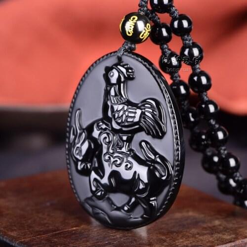 2017 years is the chicken year life mascot 12 zodiac cherry days to help obsidian pendant men and women