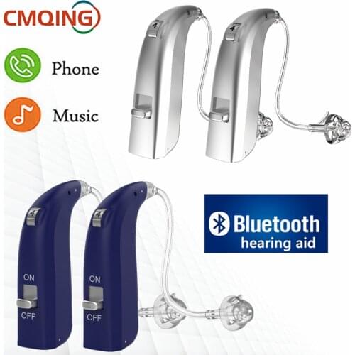 Rechargeable Bluetooth 5.0 Invisible Hearing Aid Digital Audifonos Ear Sound Amplifier Enhancer слуховой аппарат Call Music
