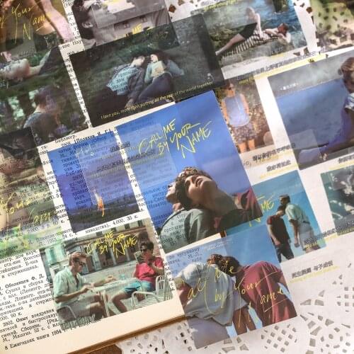 30pcs Movie theme stickers package DIY Diary Decoration label sticker Album Scrapbooking Please call me by your name