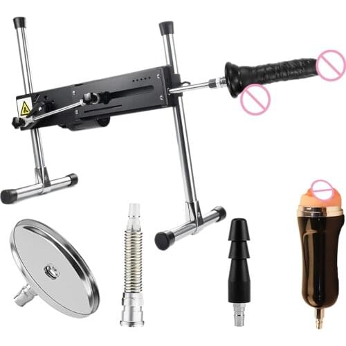 3-15cm Distance Automatic Sex Machine,Quiet Stable Electric Sex Toy W/Realistic Dildo, Vagina Penile Massage Gun with U-Vac-Lock