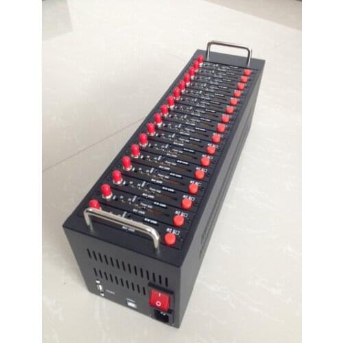 16 ports gsm modem wavecom Q2406b send bulk sms modem
