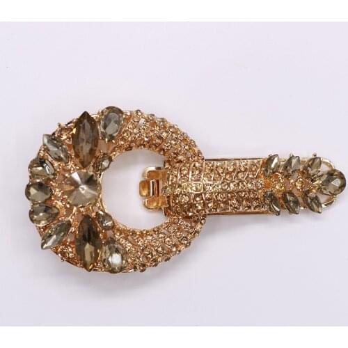 Good quality 87mm metal rhinestones button with sweater coat decoration button accessories DIY 5Pcs/Lot SP-0157