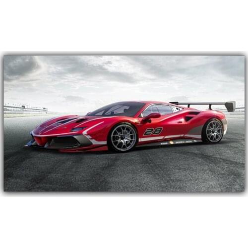 Canvas Paintings Challenge Race Racing Car Posters Wall Art Canvas Paintings Wall Art for Living Room Home Decor (No Frame)