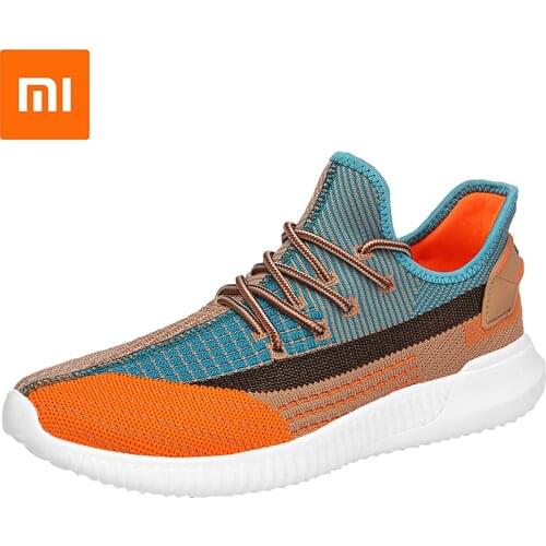 Xiaomi Mijia Walking Shoes Men Sneakers Light Breathable Running Shoes Flying Weave Mesh Fashion Casual Shoes Summer Sport Shoes